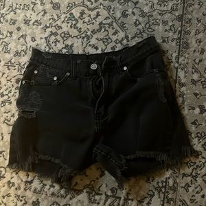 NCIF distressed cut off shorts size 26